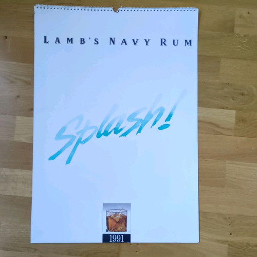 Lambs navy rum calendar - rum,