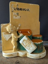 VINTAGE Genuine advertising Johnson's, j&j baby product shop display countertop 
