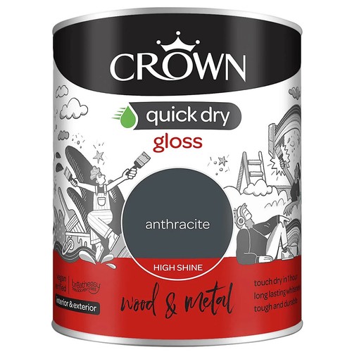 Crown quick dry gloss paint - crown,