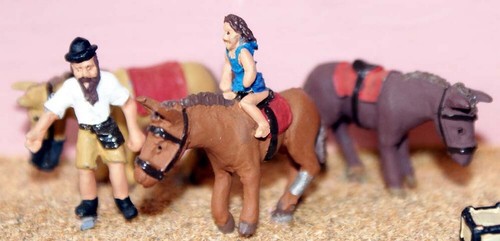 Donkeys rider f193 unpainted - rider,