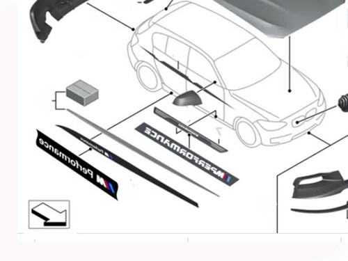 Bmw f20 series rocker panel - bmw,