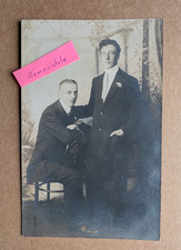 OLD PHOTO MEN SUIT FRIENDS