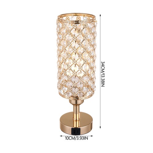 Luxury crystal grid table lamp - grid,