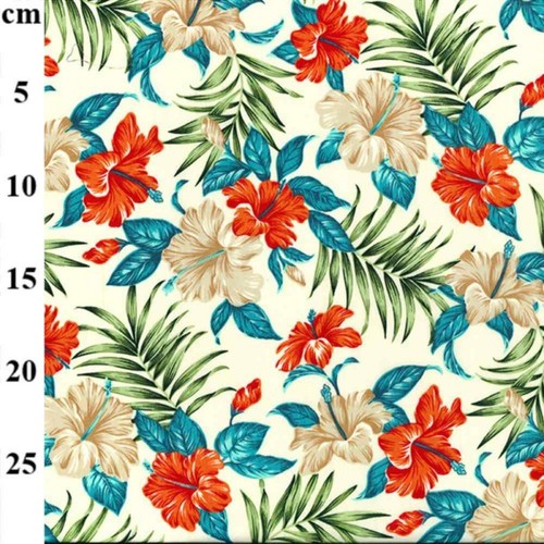 Rose hubble tropical floral - rose, &