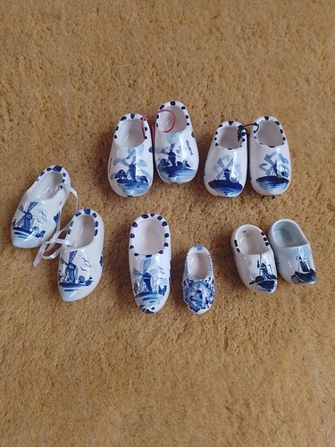 Clogs blue and - of, white