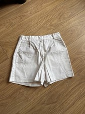 Zara White Shorts Size 10