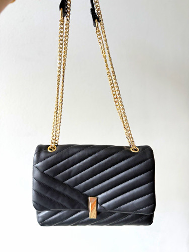 Primark black quilted - primark, faux