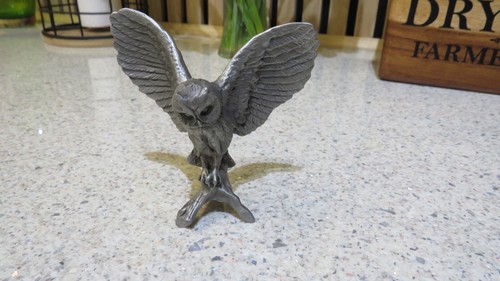Pewter owl from - from, of