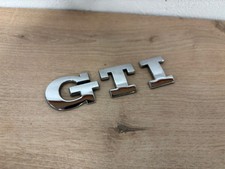 VW Golf MK4 Lupo GTI Rear Boot Tailgate Badge  Emblem Chrome Genuine OEM *USED*