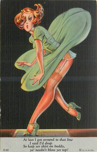 1940s sexy woman blown - 1940s,