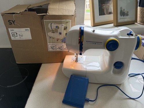 Ikea sewing machine blue - ikea,