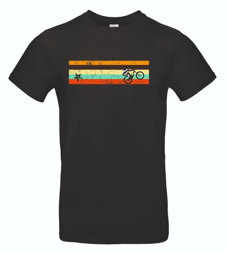 Mountain bike retro stripe - mountain,