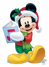 Mickey Mouse Christmas Carol Official Disney Cardboard Cutout /  Standee