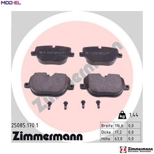 Brake pad set disc - brake,