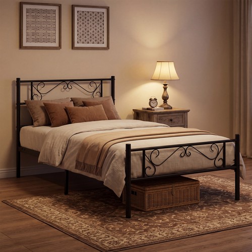 Size metal bed frame - metal,