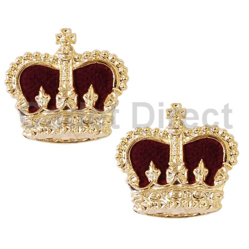 British army crowns - british, anodised