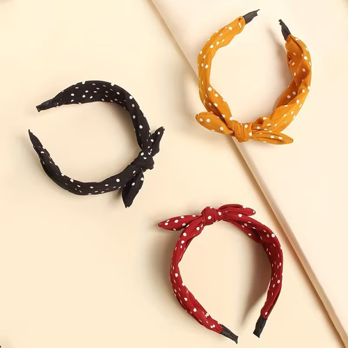 4pcs wide soft headband - soft,
