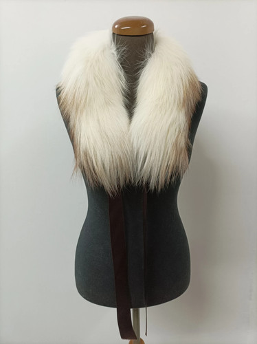 Real fur fox - fox, golden