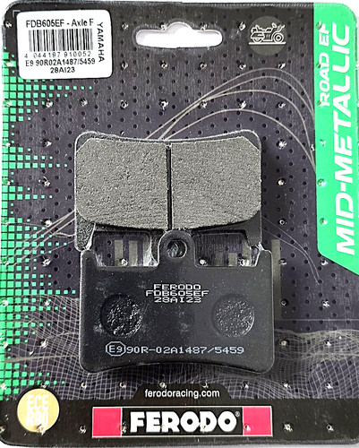 Front brake pads ferodo - front,