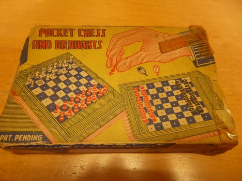 Vintage pocket chess - pocket,