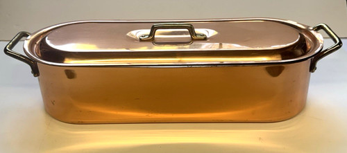 Copper fish poacher - copper,