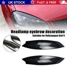 Pair Carbon Fiber Headlight