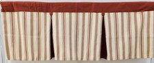 VINTAGE NEW Brick Red Striped