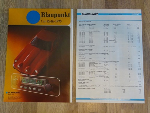 Blaupunkt car radio 1975 - blaupunkt,