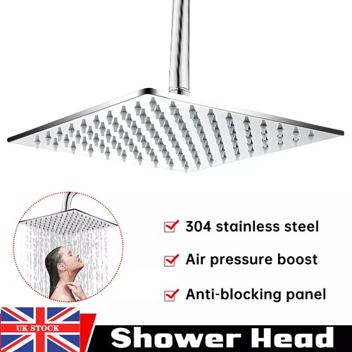 Large shower head - large, chrome