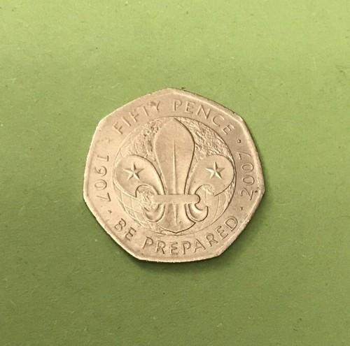 50p coin scouts 100 - 50p,