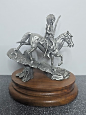 Native American Chilmark 1988 Pewter Figure Comanche Hostile D Polland