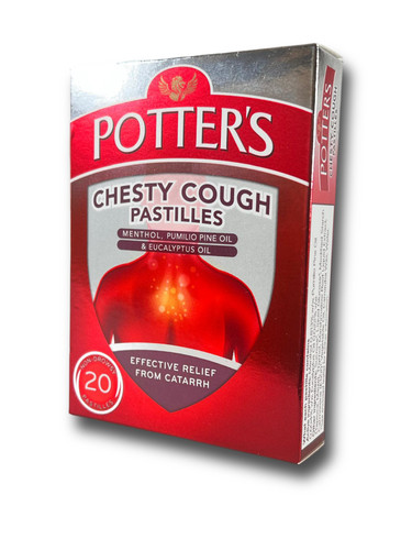 Potters chesty cough - cough, &