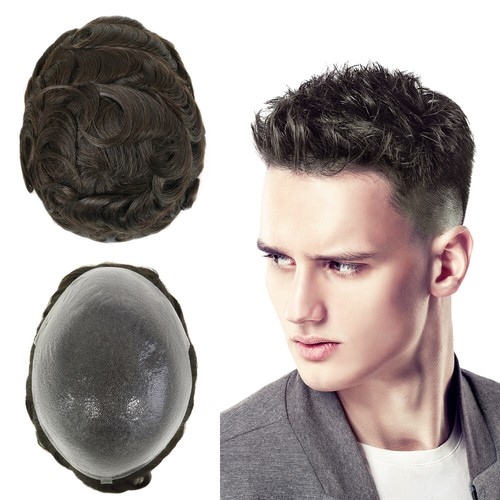 Mens toupee human hair system - hair,