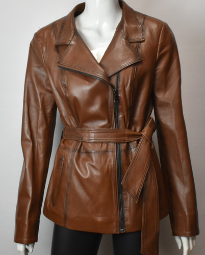 Women brown real leather - real,