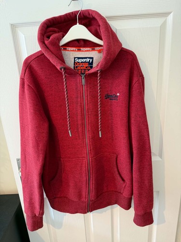 Superdry orange label - label, zip
