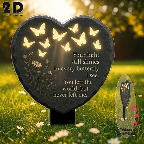Waterproof acrylic memorial - waterproof,