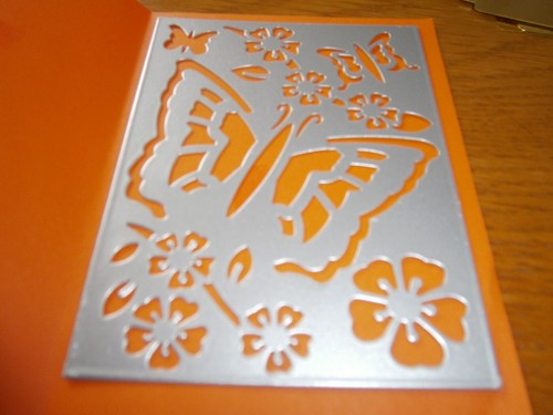 Embossing stencils template - stencils, x