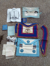 MASONIC REGAILIA DURHAM / NORTHUMBERLAND YEAR BOOK 1950s PAPERS SASH APRONS ECT