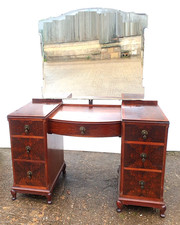 Art Deco Burr Walnut Dressing
