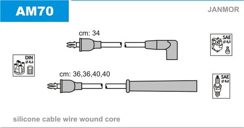 New ignition cable kit - new,