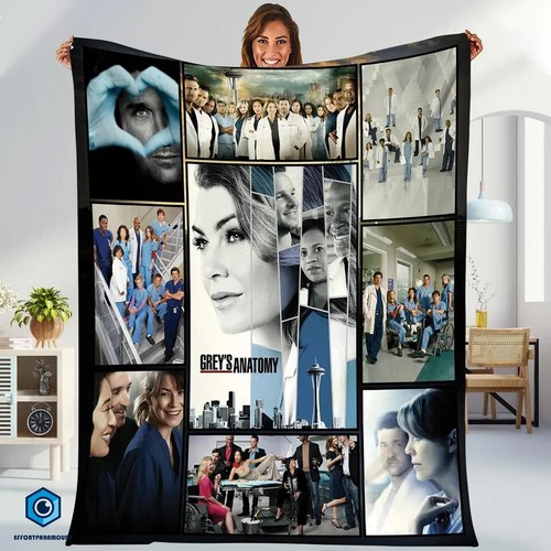 Grey anatomy fleece blanket - fleece,