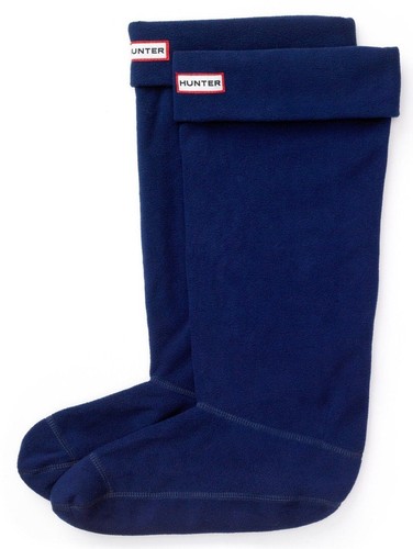Hunter fleece welly socks navy - hunter,