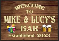 PERSONALISED BAR HOME METAL