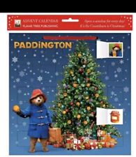 Paddington Bear Christmas Tree Advent Calendar Kids Stickers Month To View New
