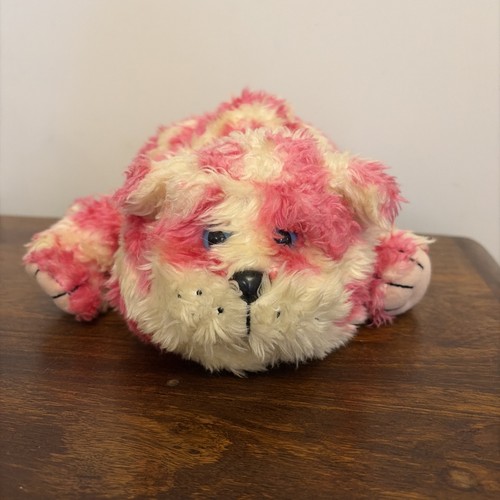 Vintage pink white bagpuss - pink,