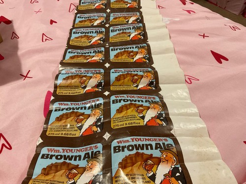 Youngers brown ale sheet - wm., ale.