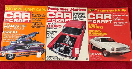 Car craft magazine 1973 lot - craft, lot-