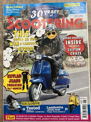 Scootering magazine back - scootering,