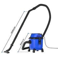 DAYPLUS Large Wet and Dry Corded Vacuum Cleaner Universal Vac with HEPA Filter