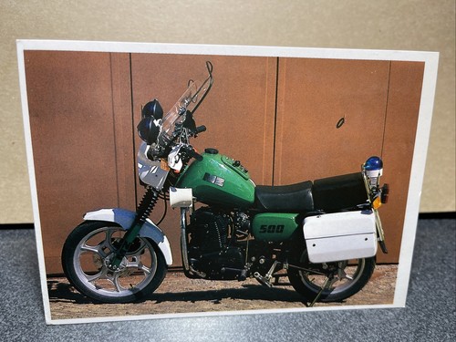500 motorcycle postcard - 500,